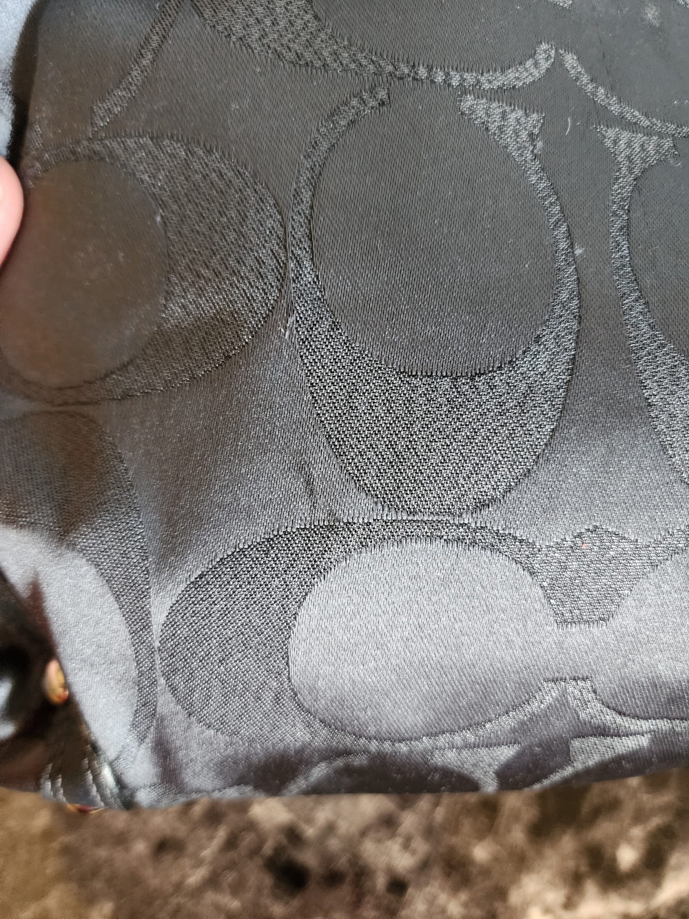 Coach Carly In Shimmering Gray With Silver Hardware - Picture 13 of 14